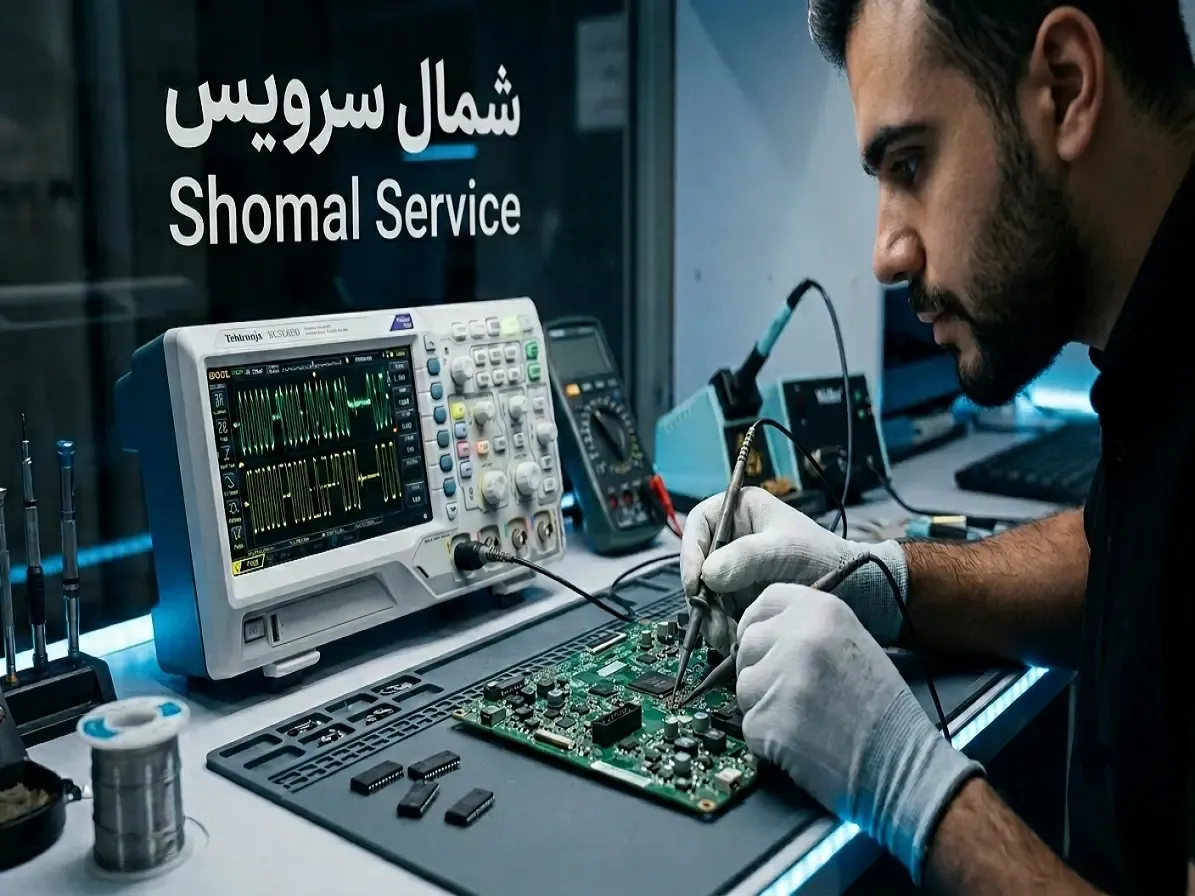 نمونه‌ای از تلویزیون‌های تعمیرشده در فروشگاه شمال سرویس